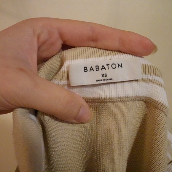 Aritzia Babaton Contour Beige Pencil Skirt in Size Extra Small - Picture 5 of 5